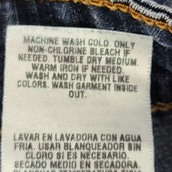 Levi Signature Women's (16 Short) At Waist Bootcut Blue Denim Jeans (34 x 28.5) - Picture 10 of 10